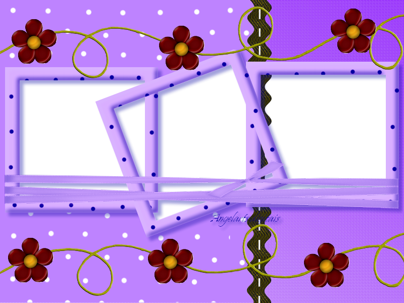 Arts Digitais Moldura Lilas