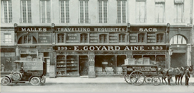 Vintage Maison Goyard Travel Suitcase Auction