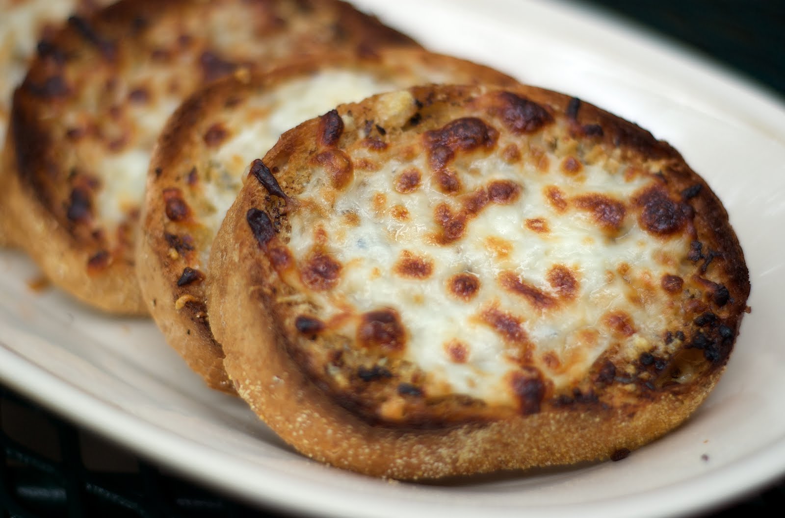 The Ginger Cook Garlic Bread with Mozzarella and Parmesan