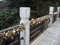 locks on temple railings
