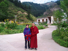 in front of Choemphel's monastery, Parey