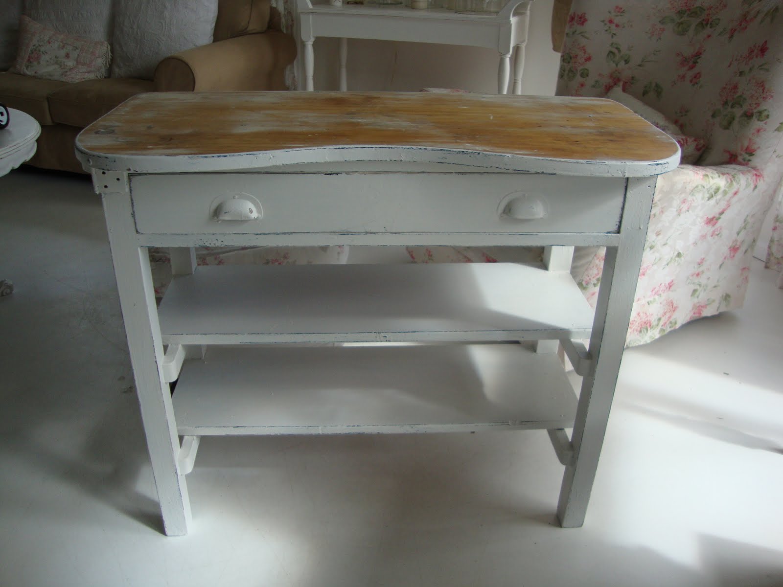 Pine Desk Makeover Paint Me White