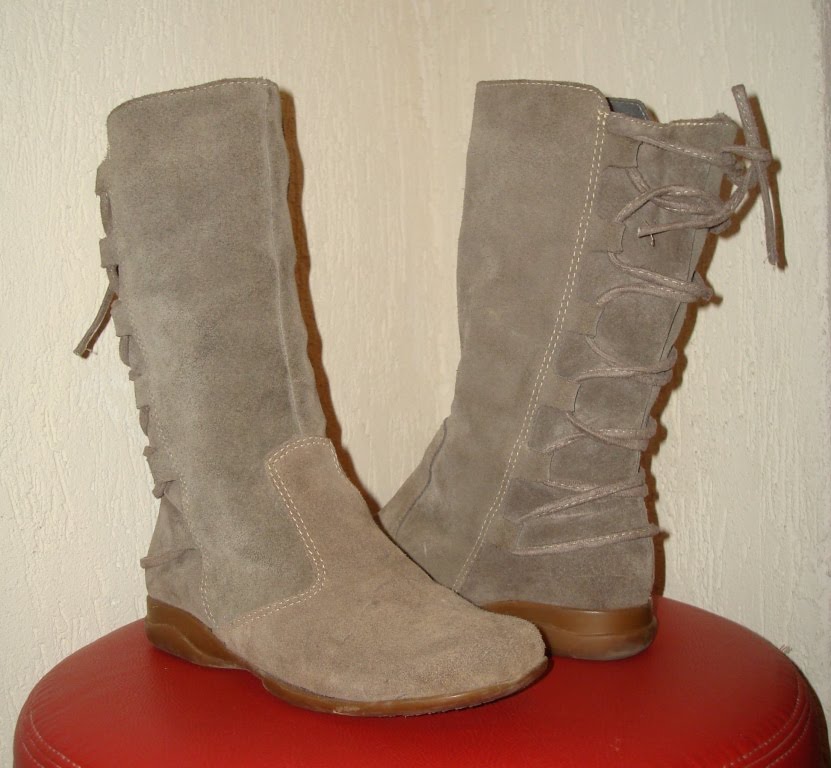 bota de amarrar atras