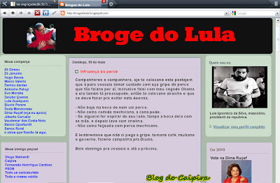 blog do lula blog do presidente
