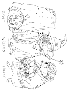 Jan Brett Coloring Pages Halloween