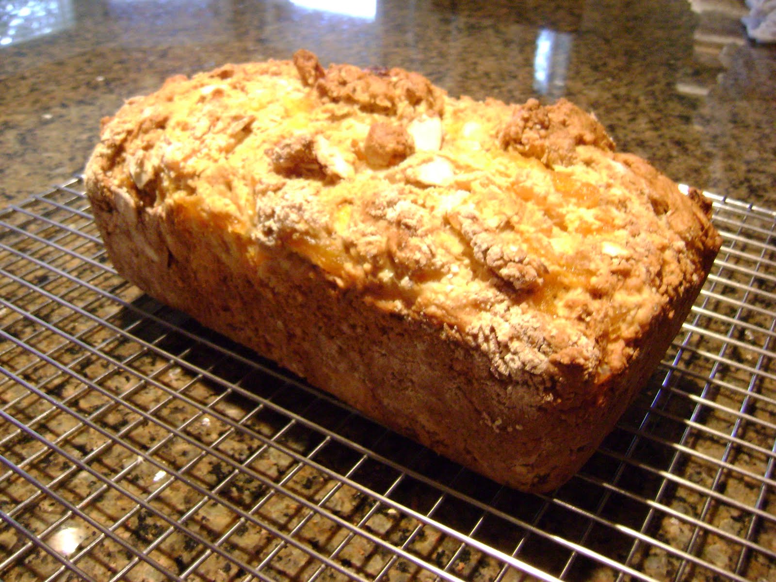 A Happy Taste! Apricot Almond Bread