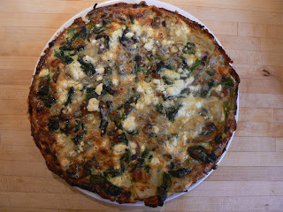 fresh from the oven, see how it bubbles?