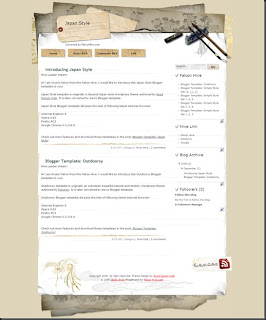 japanese blogger template