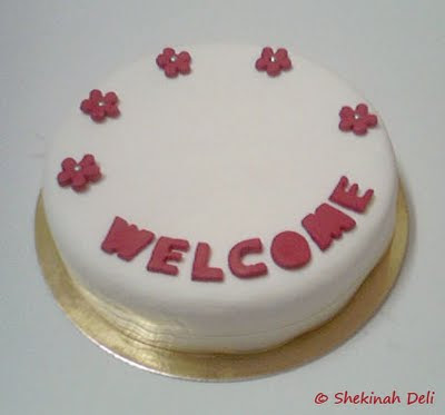 Hello! I'm new! :) Welcome+cake