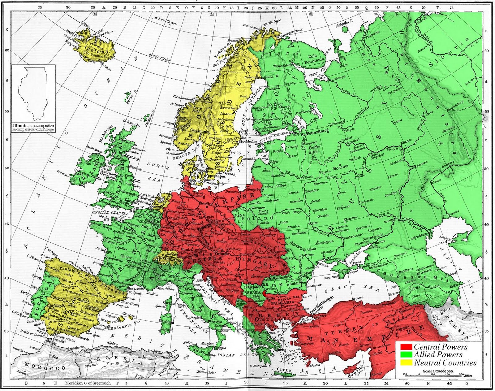 World+war+1+map+of+battles