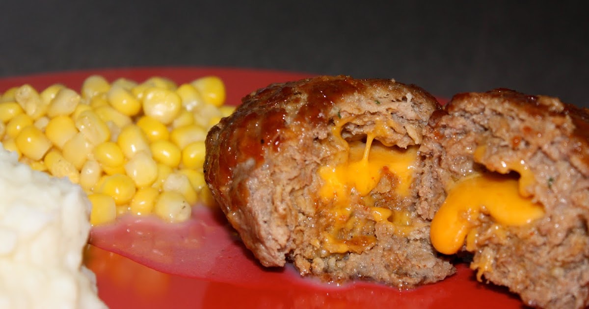 Momma Hen's Kitchen Cheddar Stuffed Mini Meatloaf