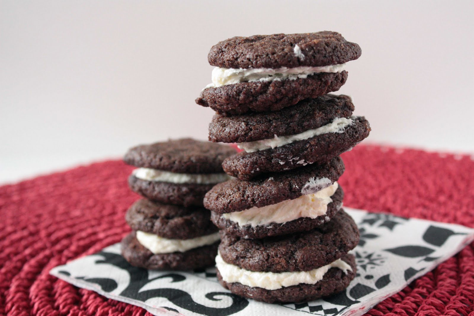 Momma Hen's Kitchen Chocolate Cookies with Marshmallow Filling