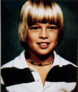 Brad pitt as a child