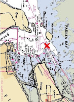 Entrance to Swinomish Slough - near disaster in 1997