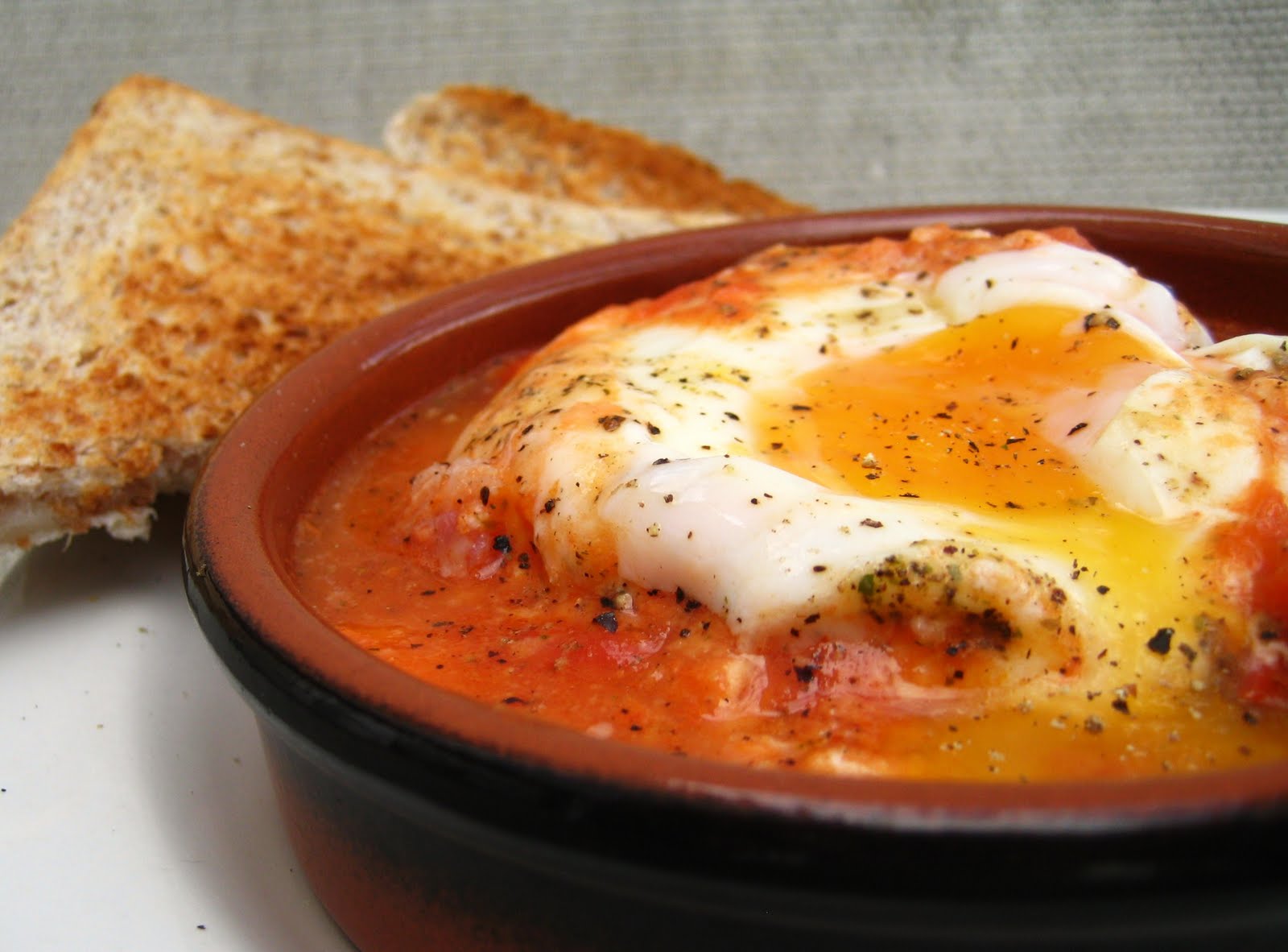 Sam Tan's Kitchen Eggs in Purgatory (Uova in Purgatorio)
