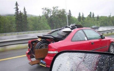 coche garage para motos