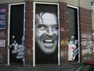 Arte callejero. CUIDADO con los HUEVOS
