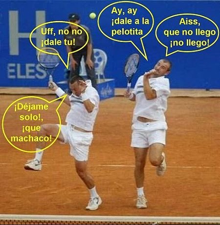 Humor. Tenis gay. CUIDADO con los HUEVOS