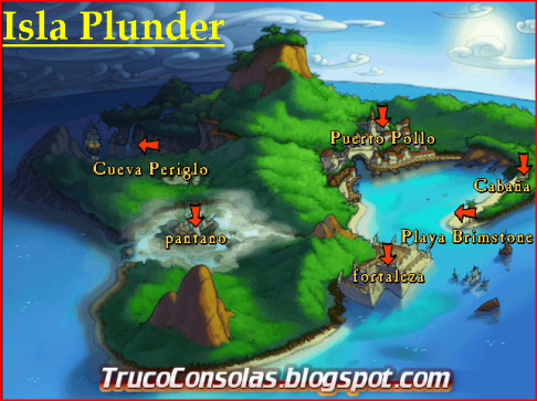 Mapa Isla Plunder