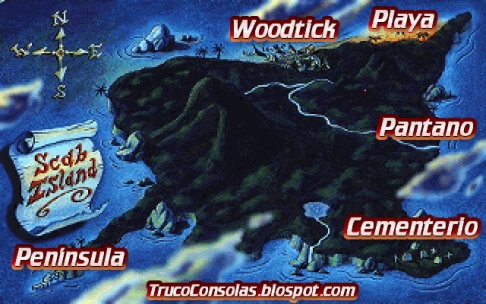 Mapa Isla Scabb