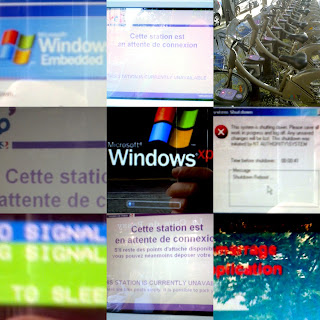 mosaique de photos sur velib erreurs systeme, reboot