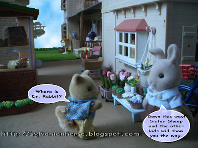 sylvanian families town 