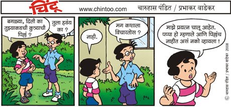 Chintoo comic strip for November 30, 2008