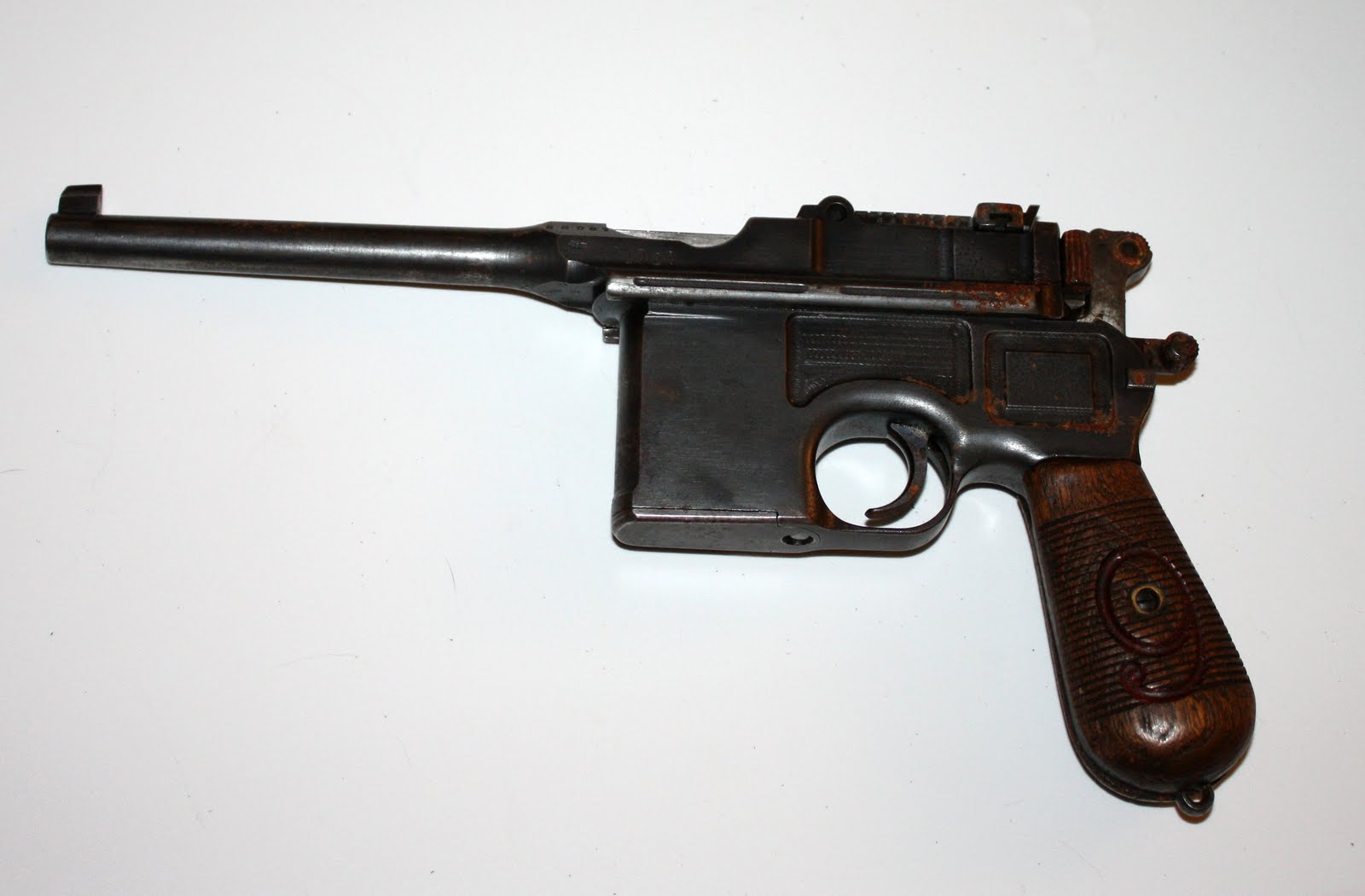 Weapons Etc. Model 1896 Broom Handle Mauser 9mm Pistol