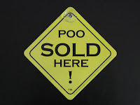 Poo sold here! (a sign). Castro, San Francisco CA, 94114