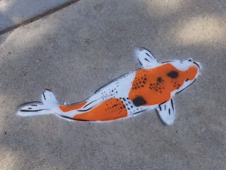 Koi Fish on Castro sidewalk - Jeremy Novy - San Francisco, CA 94114