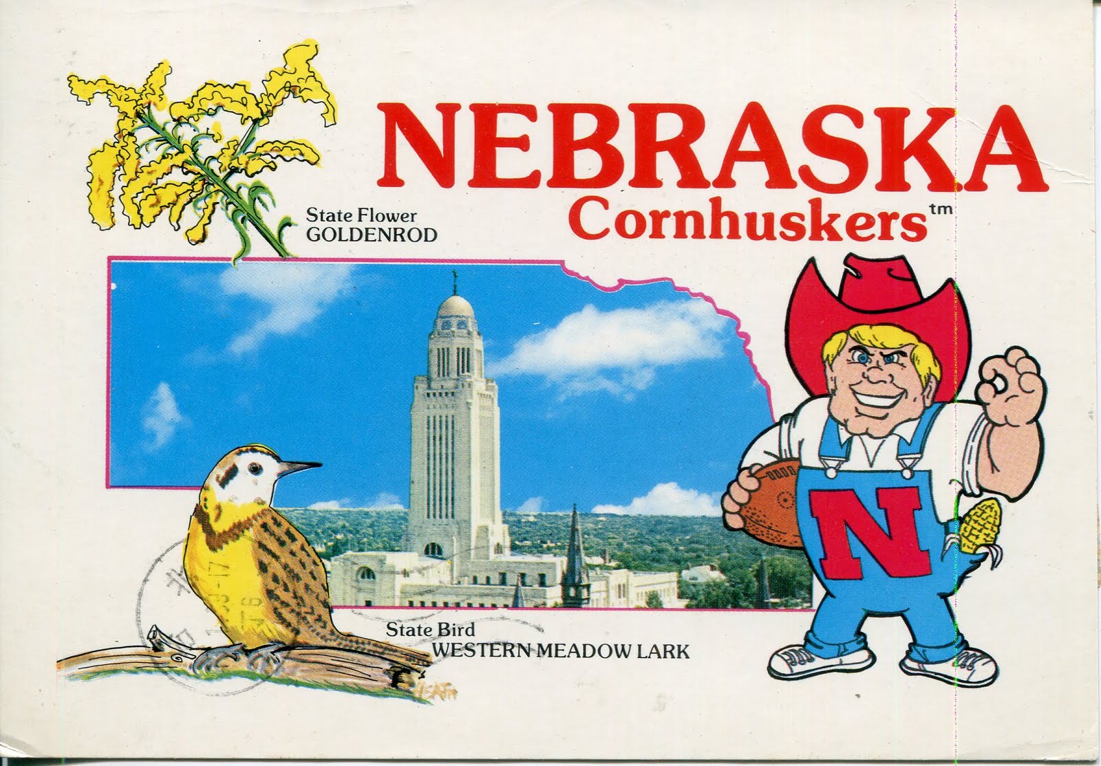 collect ROC USA Postcard State Capitol, Nebraska