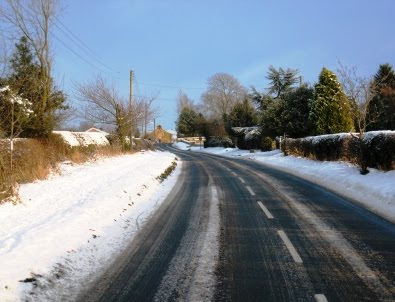 Approach road to Osmotherley from the west Approaching Osmotherley