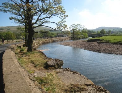End of Walk: back to Hawes along the River Ure River Ure