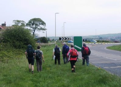 Setting off from the A171 near Whitby