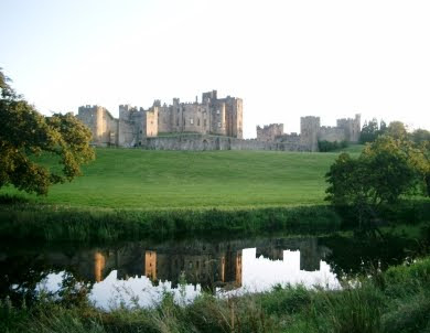 Alnwick Castle Start of walk near Alnwick