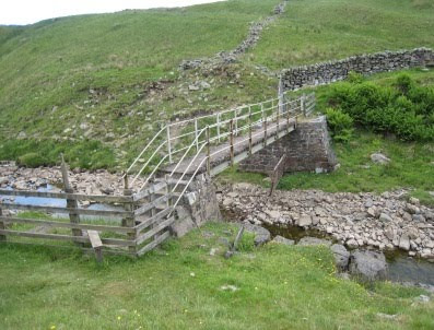 Footbridge over Gilderdale Beck Gilderdale Beck