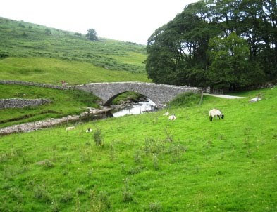River Wharfe and bridge at Yockenthwaite Yockenthwaite