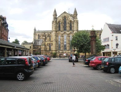 Start of walk in Hexham Hexham Abbey