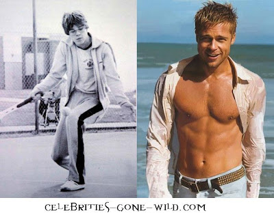 Brad Pitt wasn't always the sexiest man alive, or he's just fully dressed on Brad Pitt wasn't always the sexiest man alive, or he's just fully dressed on