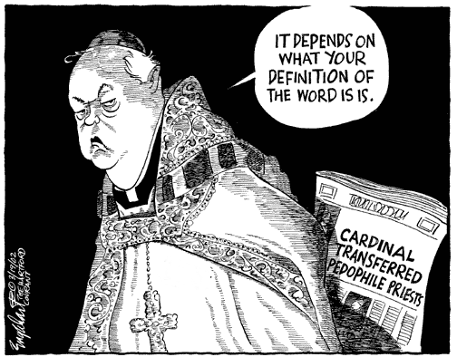Word Association Pedophile+priest+rape+sexual+abuse+catholic+church+headline+scandal+priest+hypocrisy+political+cartoon