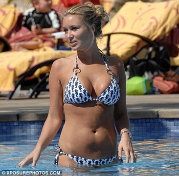 hot model. hot model steven gerrard and alex curran. hot model. hot model