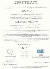 CERTIFICATO EA 28