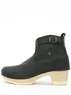 clog ankle boots