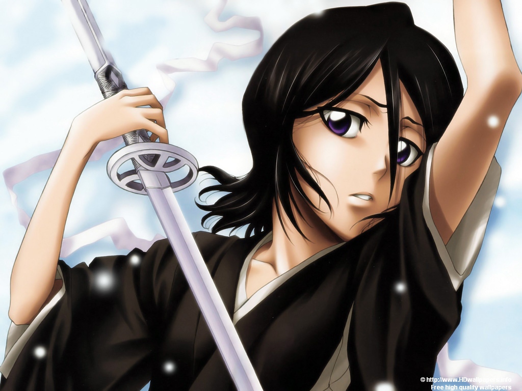anime wallpaper: Kuchiki Rukia - Bleach