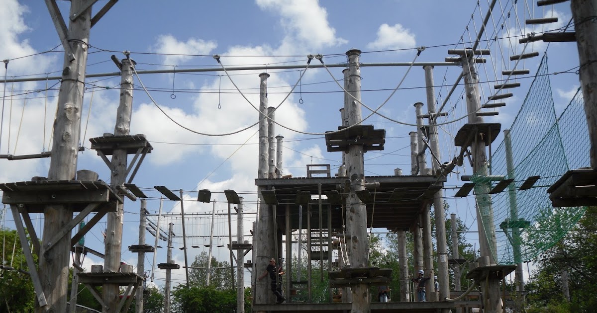 Culinary Adventures in Europe High Ropes Course in Nagold,Germany