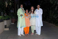 Bollywood Actress And Actors Celebrations Big B's Birthday