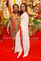 Rani Mukherjee at Durga Pooja Santacruz