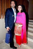 Shilpa Shetty and Raveena at David Dhawan's Karva Chauth Celebrations