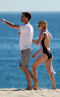 Diane Kruger and Joshua Jackson vacationing in Cabo San Lucas