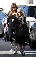 Khloe Kardashian out for a workout with Nicole Richie